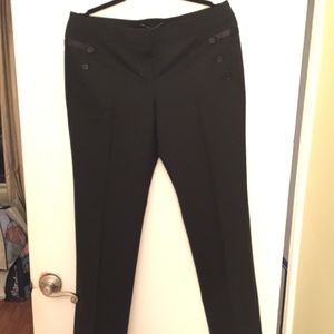 Theory Black Tuxedo Pants Size: 10 new with tags